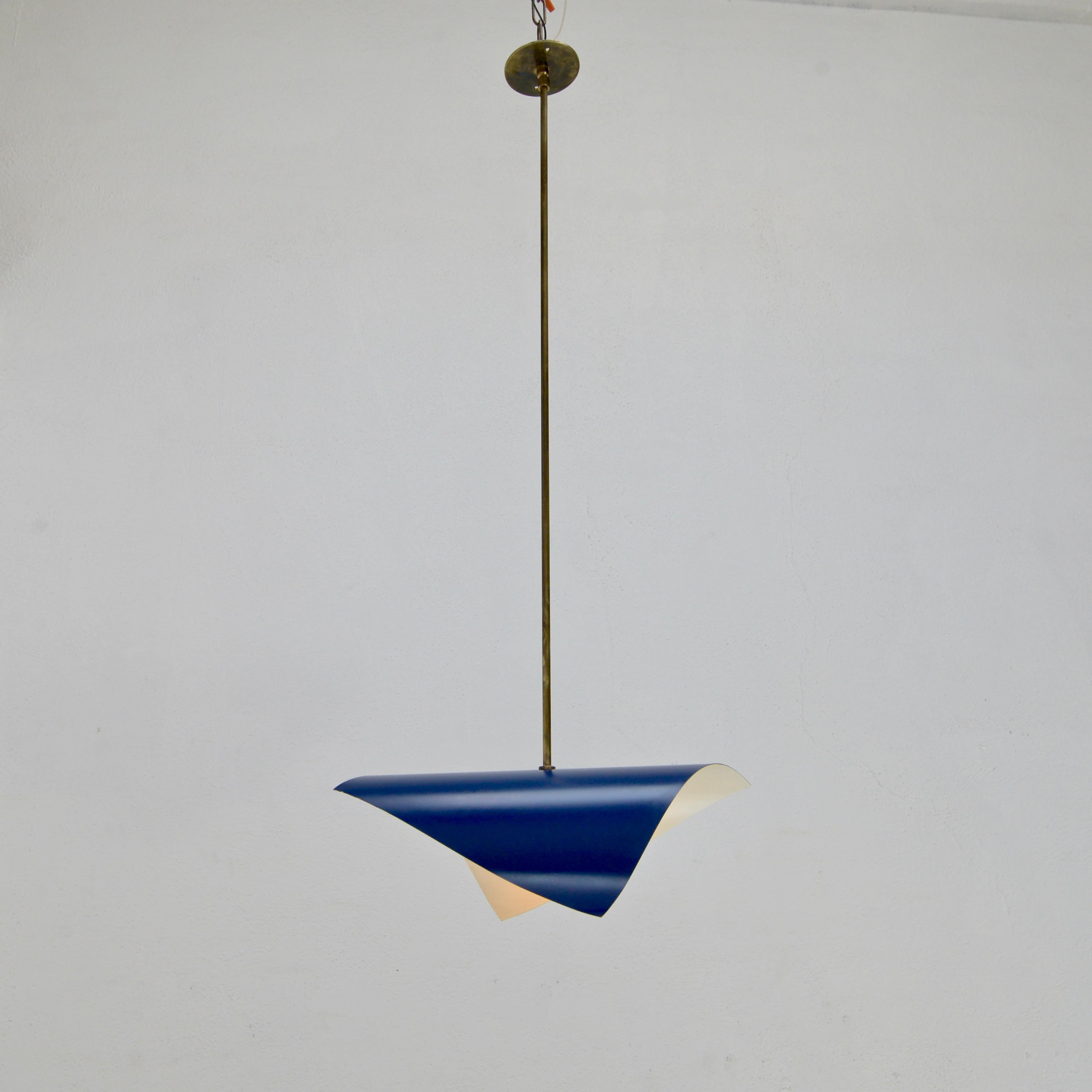 '3' Blue Italian Pendants In Good Condition For Sale In Los Angeles, CA