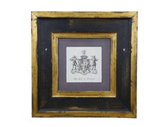 3 Crestas Heráldicas Británicas Conde de Cranford Kelly Kinnoul Escudo de Armas Impresiones 19"