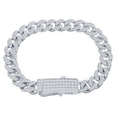 3 Carat Cuban Diamond Link Bracelet