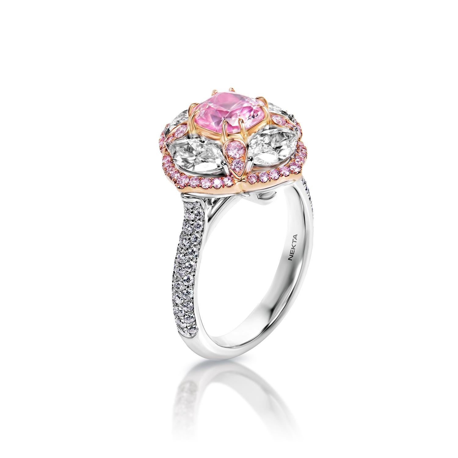 3 Carat Cushion Cut Diamond Engagement Ring GIA Certified VLP I1 In New Condition In New York, NY