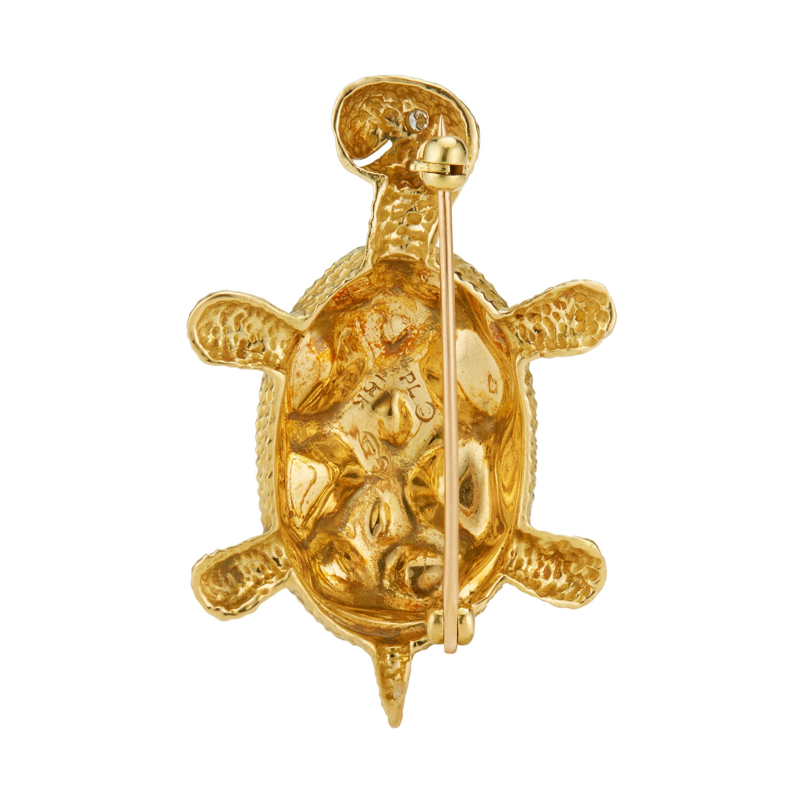 sea turtle brooch