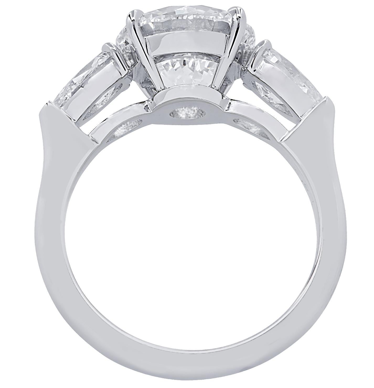 Modern 3 Carat Diamond Engagement Ring For Sale