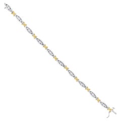 3 Karat Diamant 'X' Tennisarmband