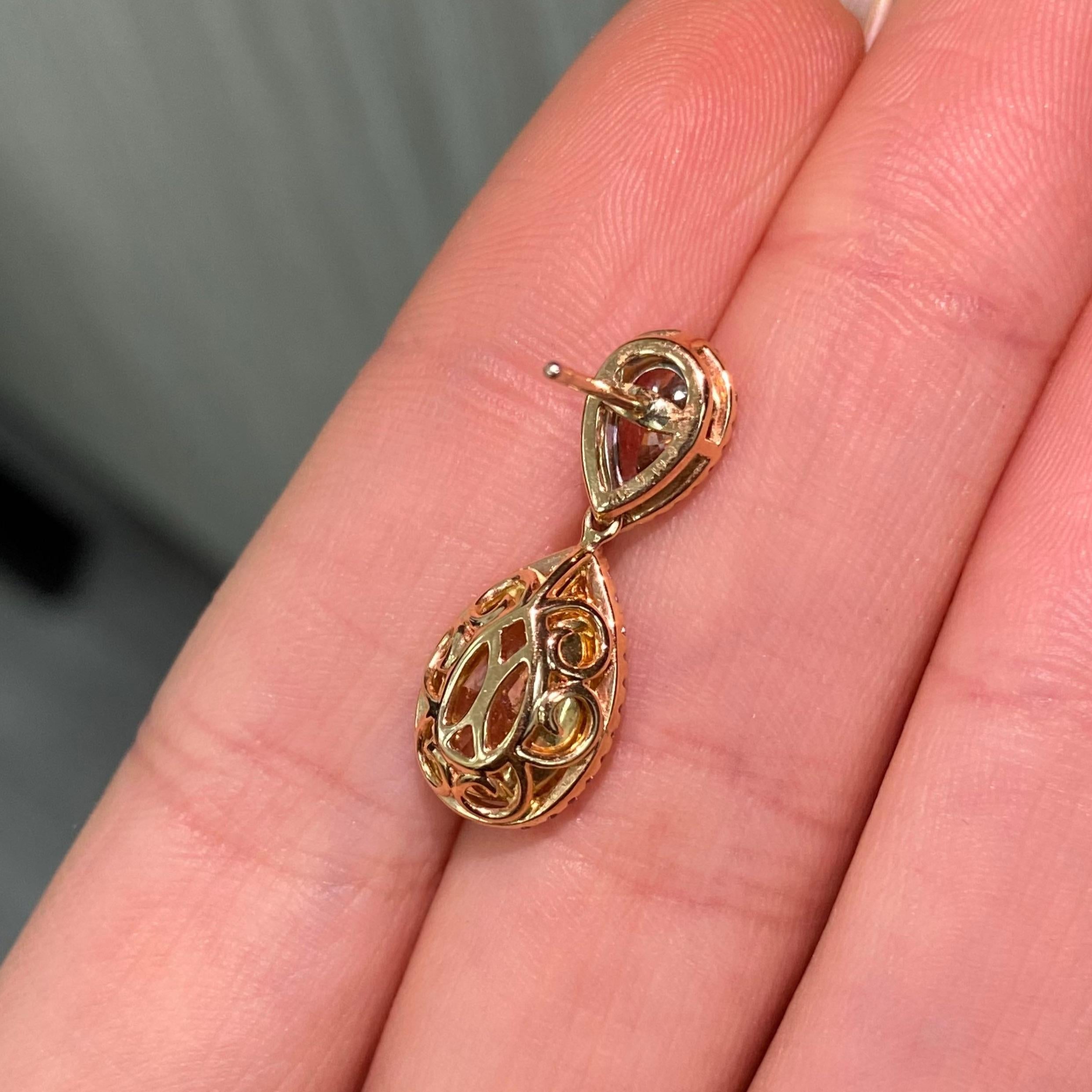 Women's 7.26ct  GIA Light Yellow Pear Shape Diamond Drop Earrings For Sale