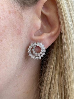 3 Carat Elsa Peretti Diamond Earrings