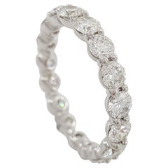 3 Carat Eternity Band Round Brilliant Cut Diamond Ring