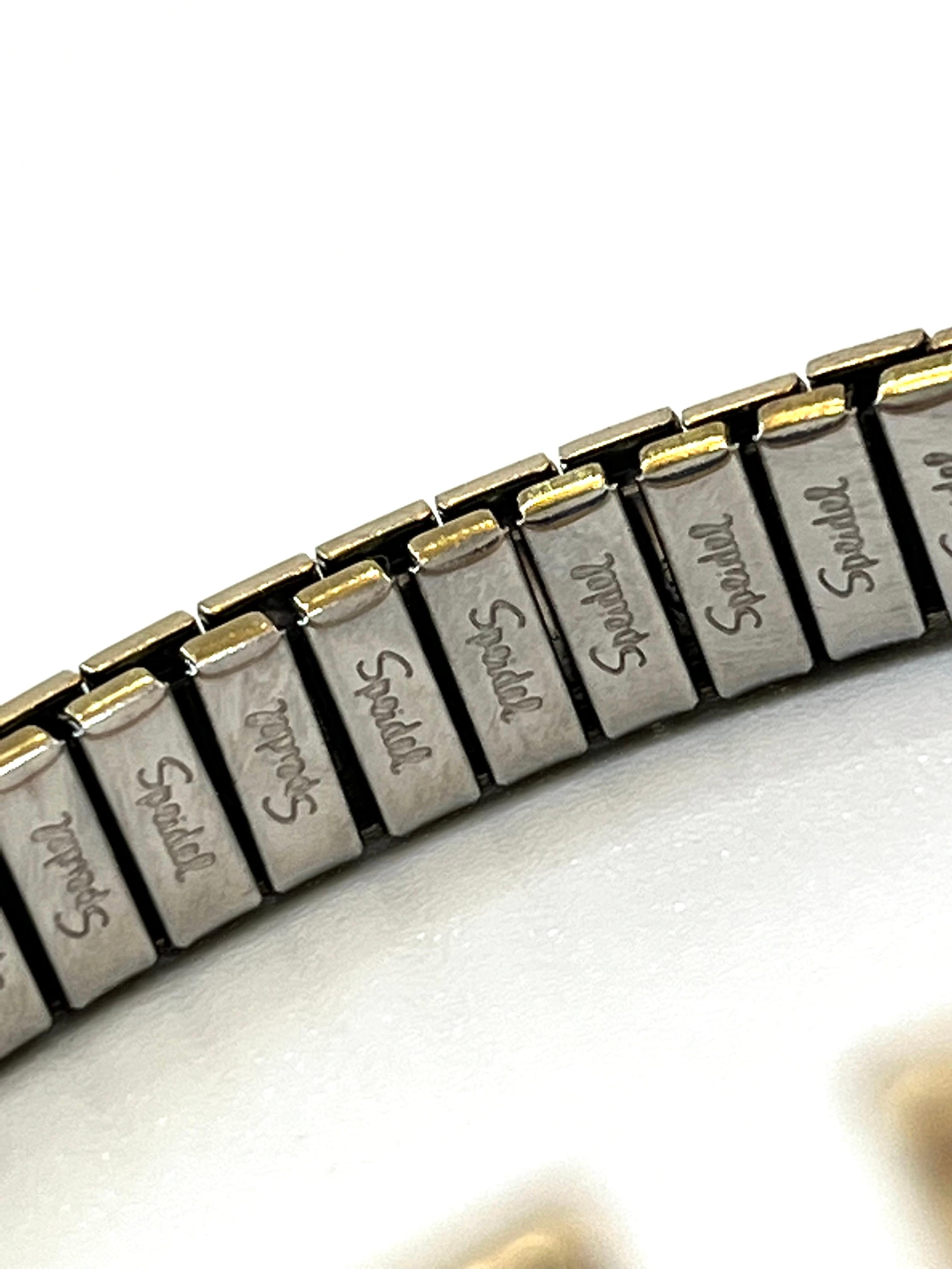 Bracelet extensible réglable en diamants ronds naturels de 3 carats signé Speidel Excellent état - En vente à Miami, FL