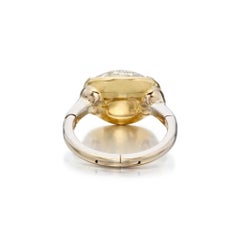 3 Carat Oval Statement  White / F color SI  Modern Nobility Diamond Ring