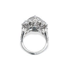 3 Carat Pear Statement Fancy pink 14K White Gold Rare Fancy-Color Splendour