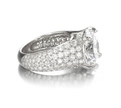 3 Carat Round Brilliant Statement Type IIa  / D color FL/IF Diamond Ring