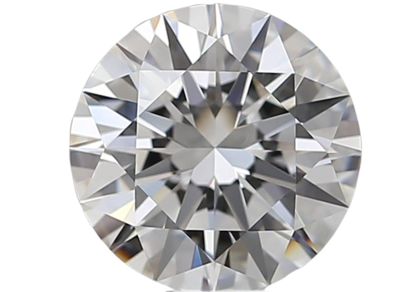 Modern 3 Carat Round Brilliant Cut Diamond Engagement Solitaire Ring 
