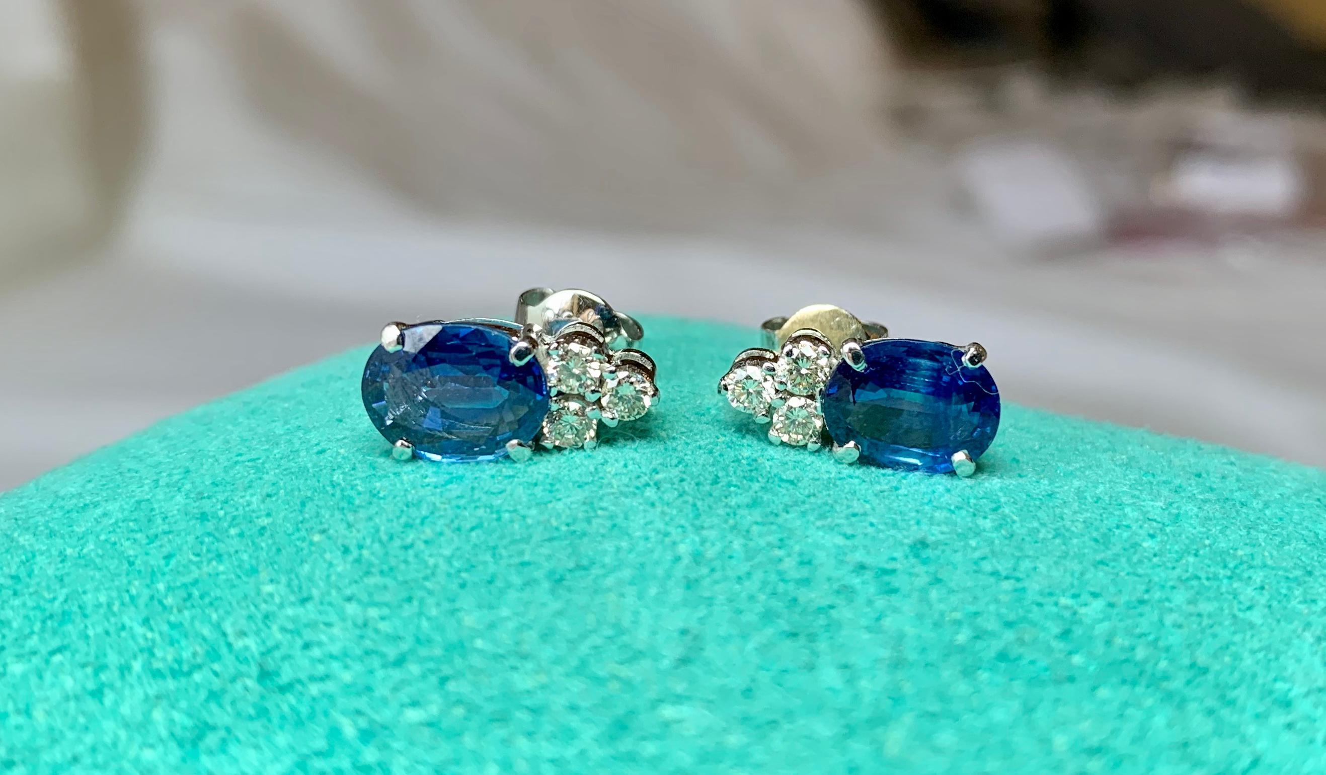wedding sapphire earrings