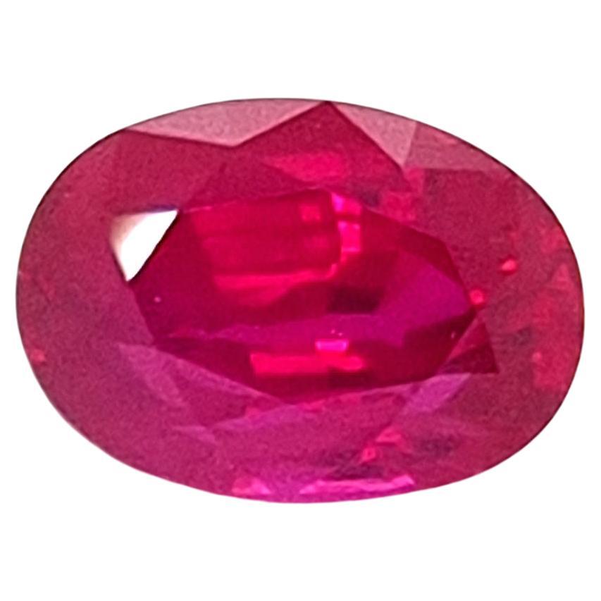 3 Carat Unheated Burmese 'Pigeons Blood' Ruby For Sale