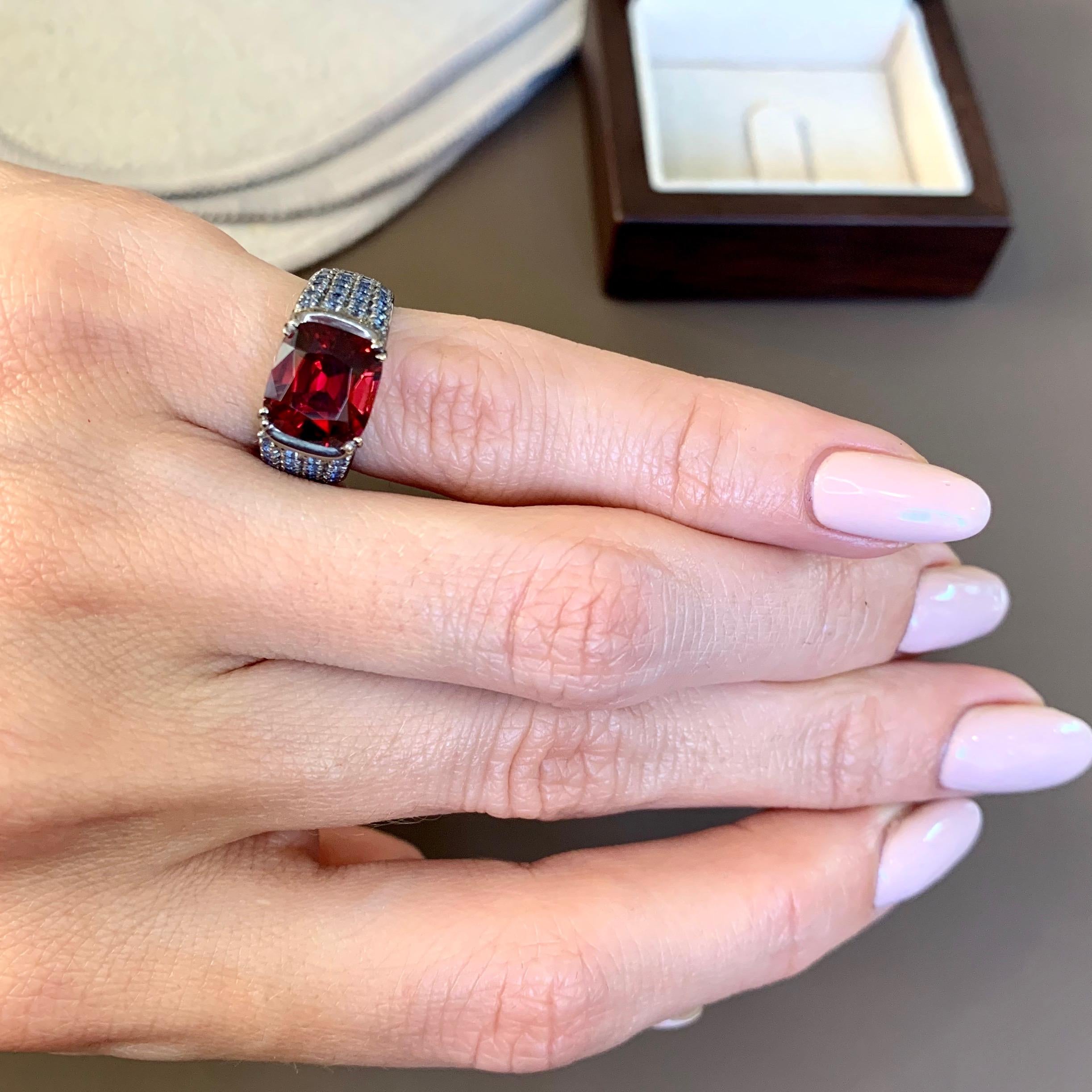 red spinel rings