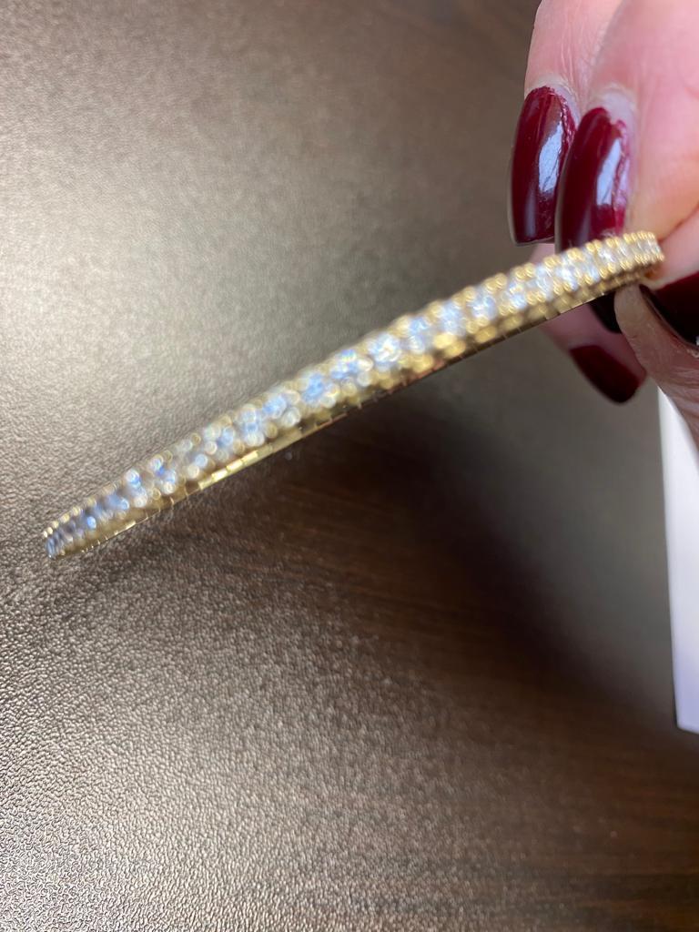 Bracelet extensible en or jaune 3 carats Neuf - En vente à Great Neck, NY