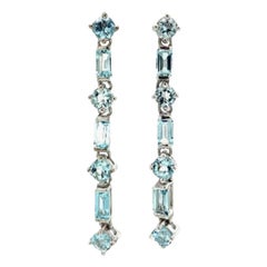 Aquamarine Dangle Earrings