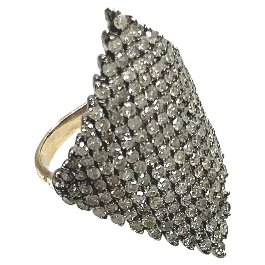 3 Carats Pave Diamond Paradizia Ring In New Condition For Sale In Laguna Beach, CA