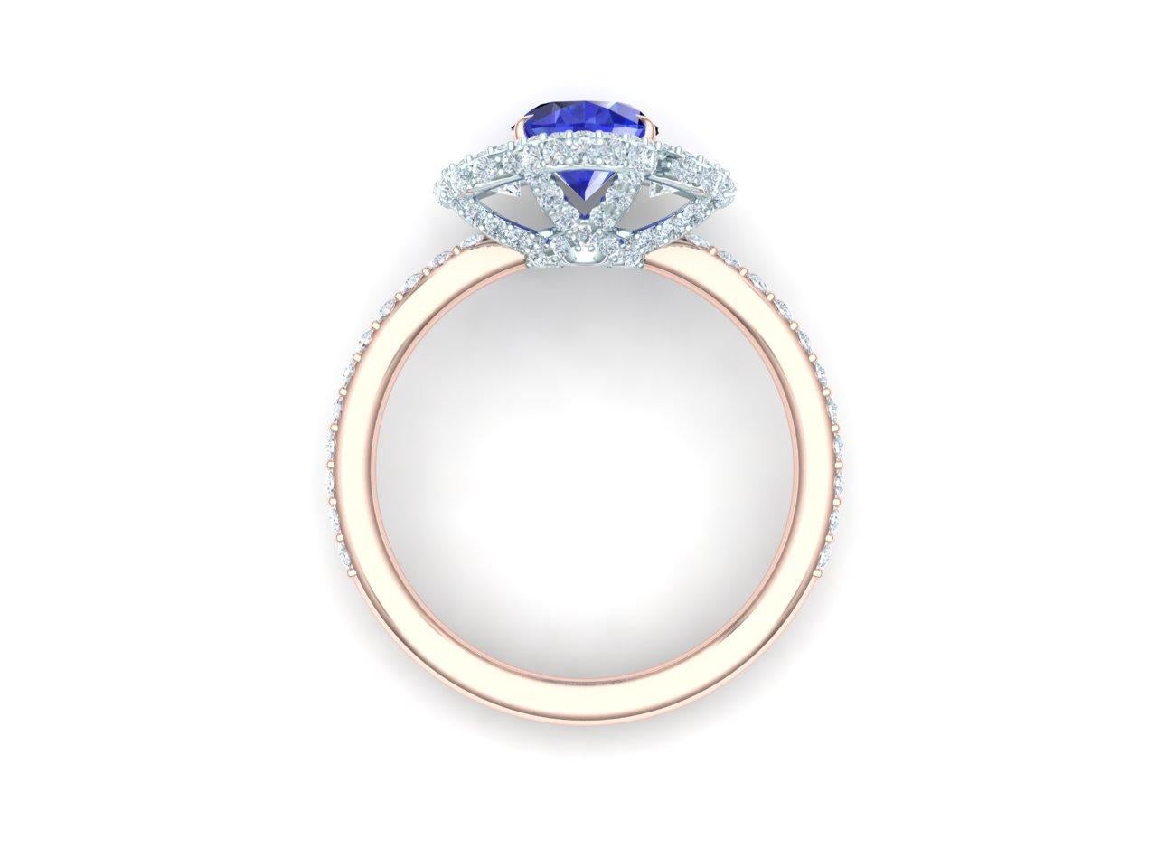 3 carat sapphire ring