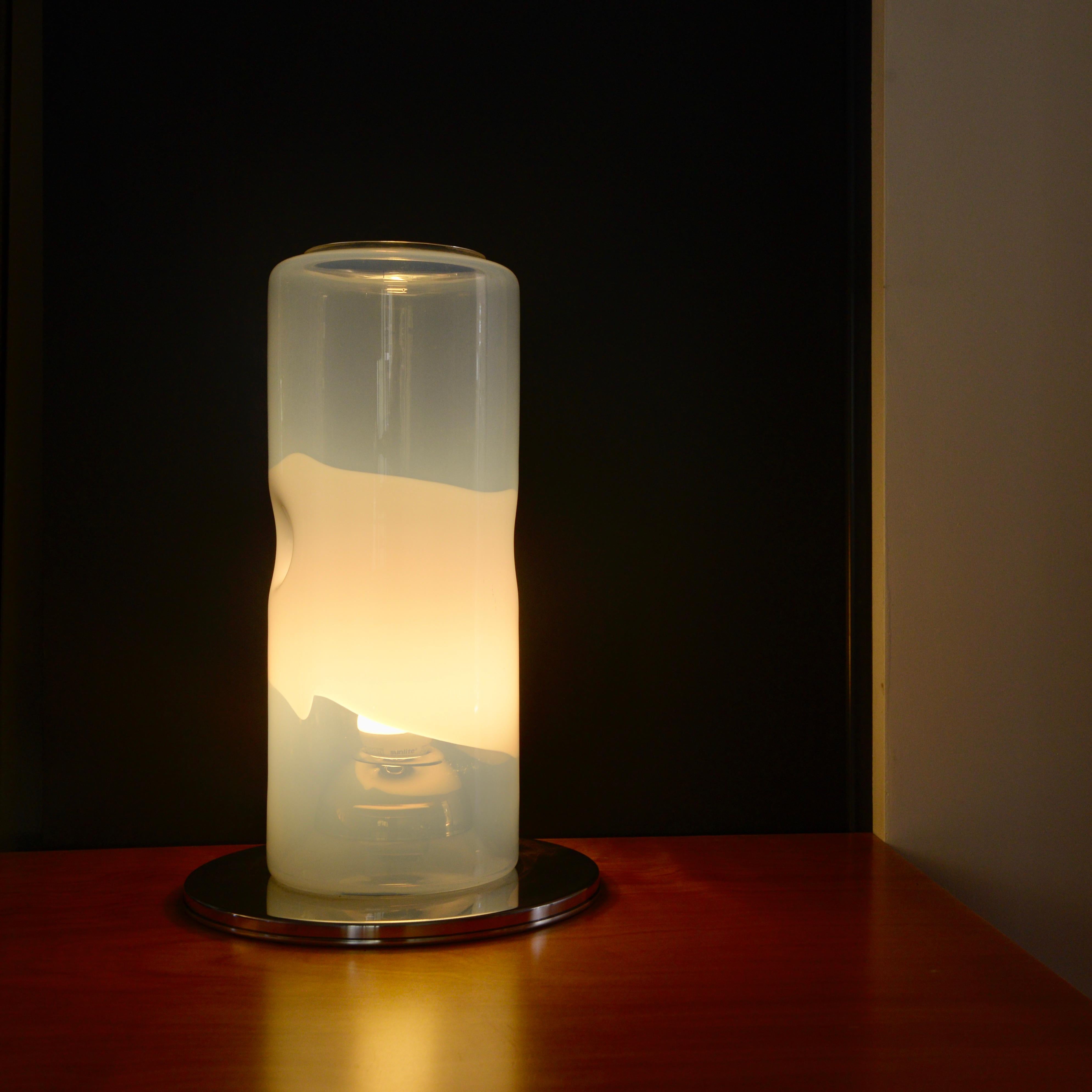 Blown Glass Carlo Nason for Mazzega Table Lamp For Sale