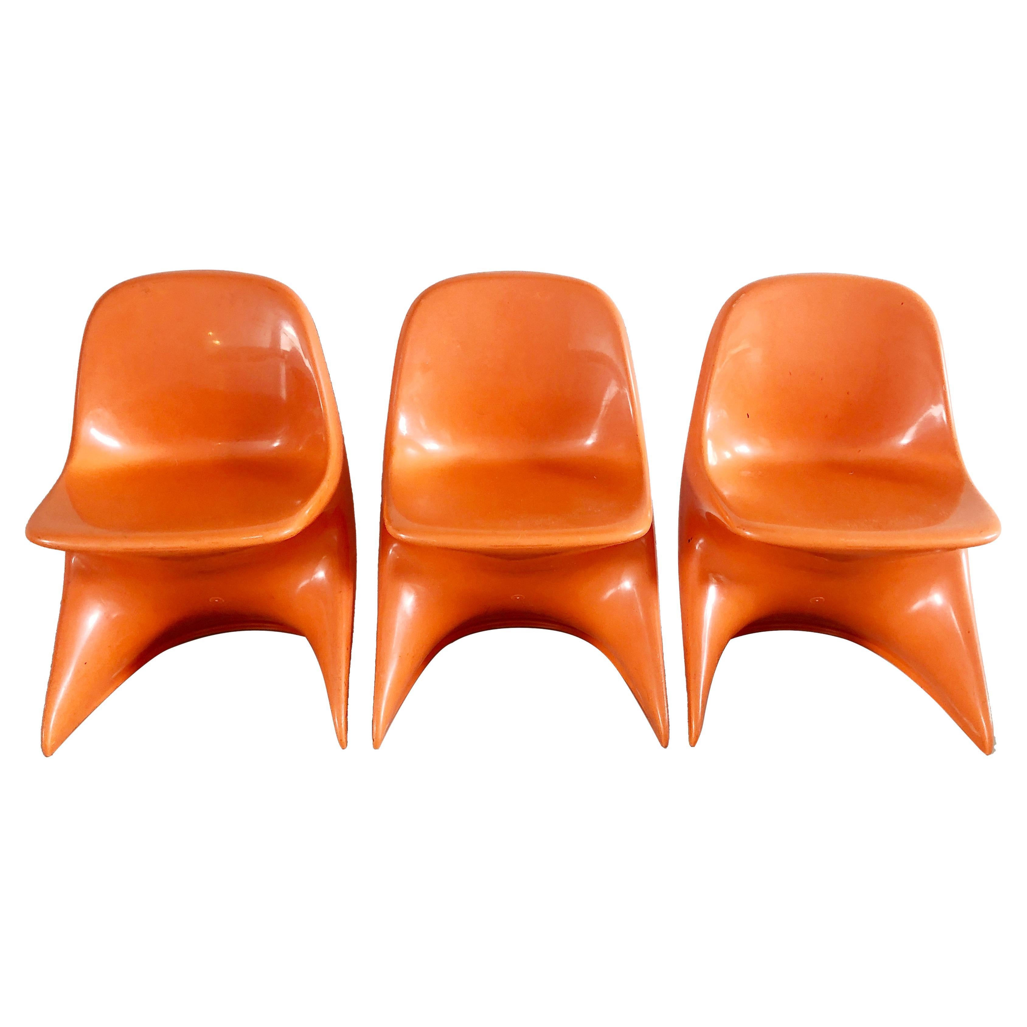 3 Casalino 0 child chairs by Alexander Begge for Casala, Germany, 1975 For Sale