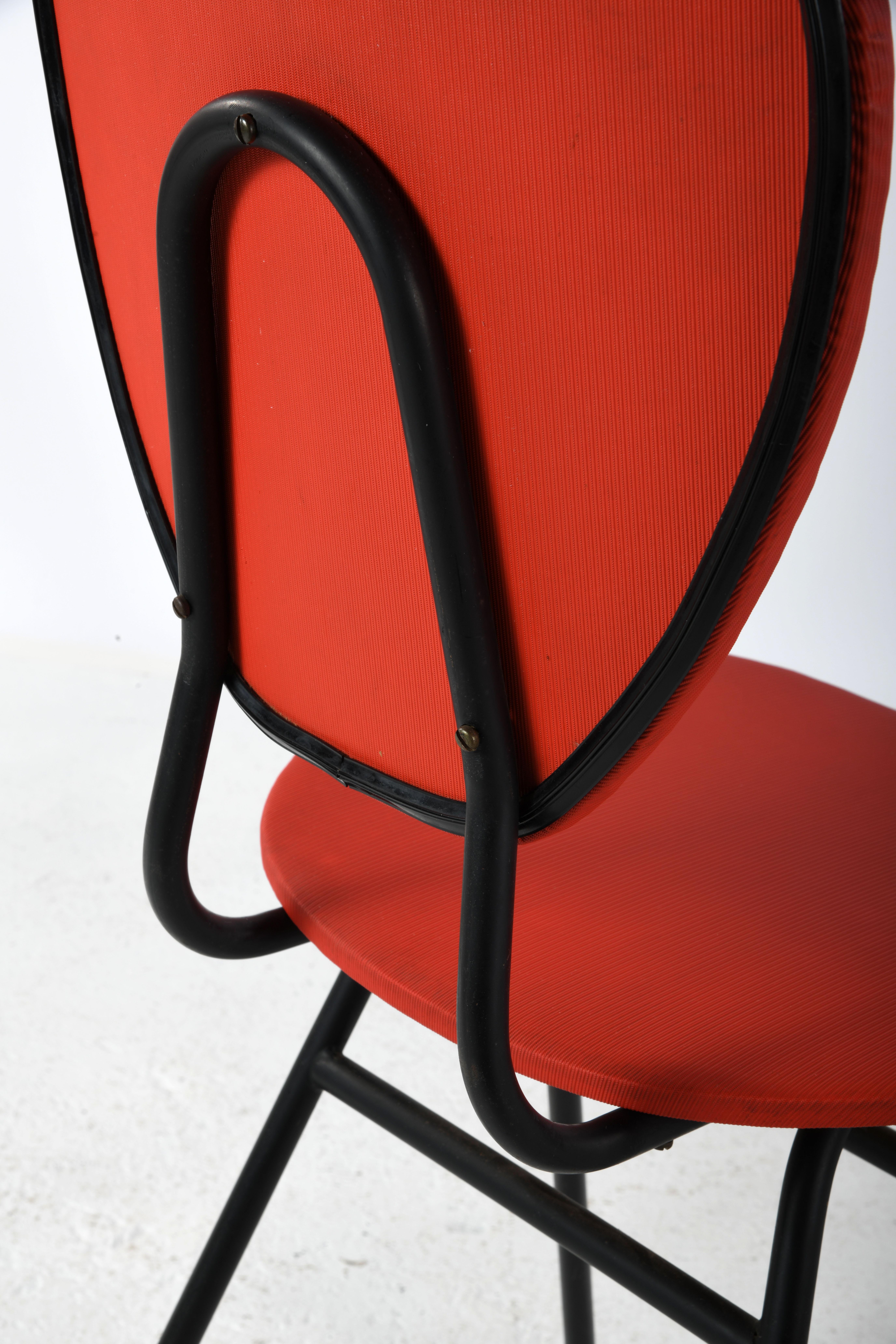 3 Stühle, entworfen von Jacques Hitier in den 1950er Jahren in Frankreich im Angebot 1