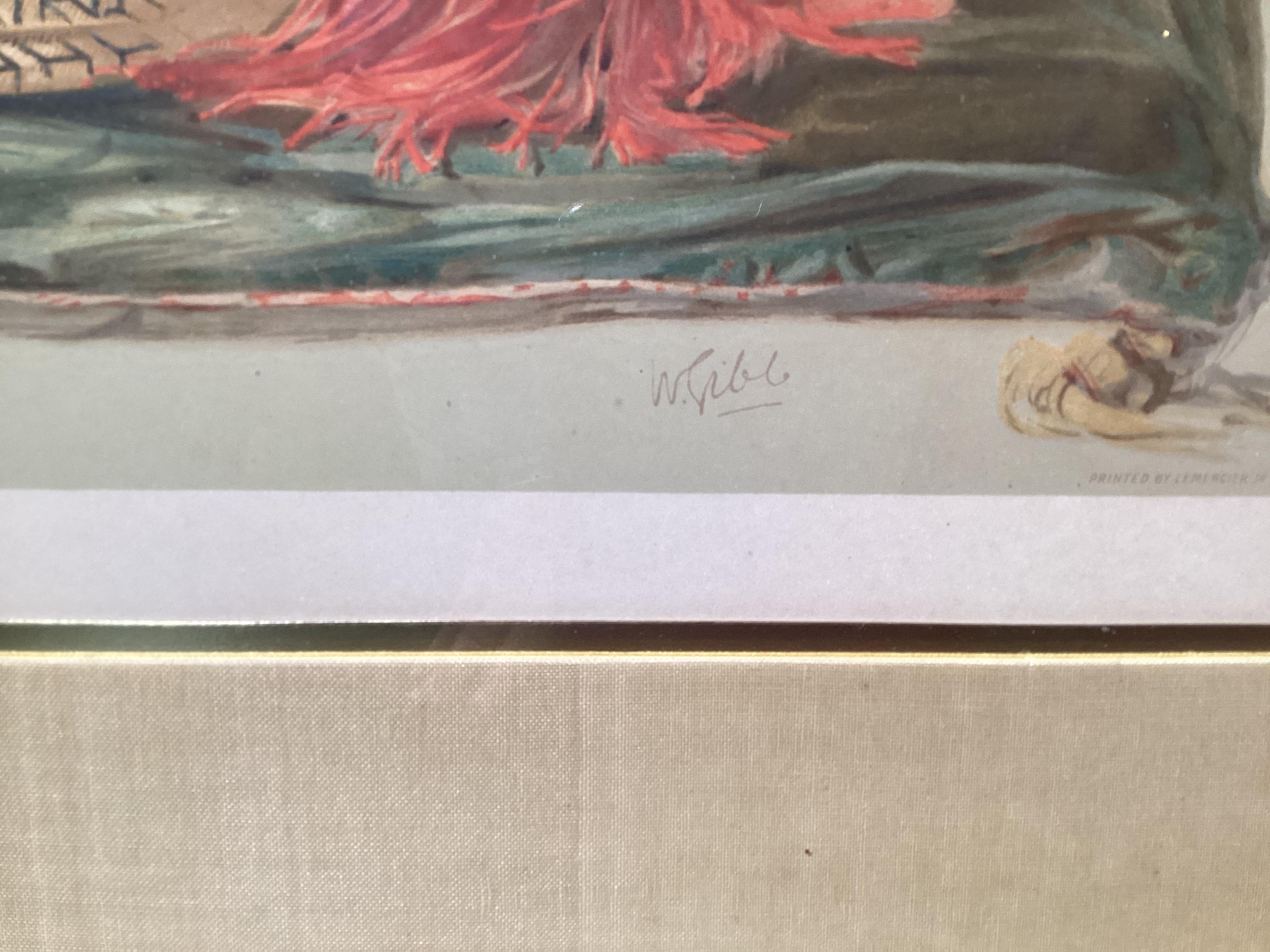 3 Chromo-Lithographien - Lemercier Paris im Zustand „Hervorragend“ im Angebot in Lambertville, NJ