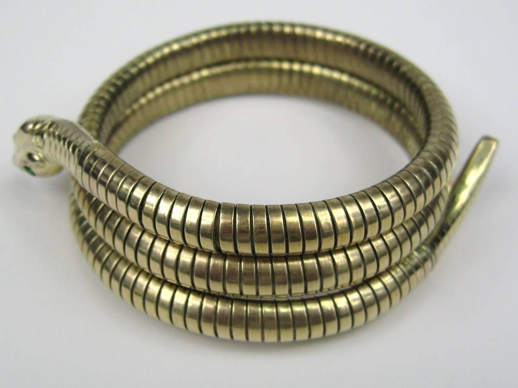 coiled snake bracelet