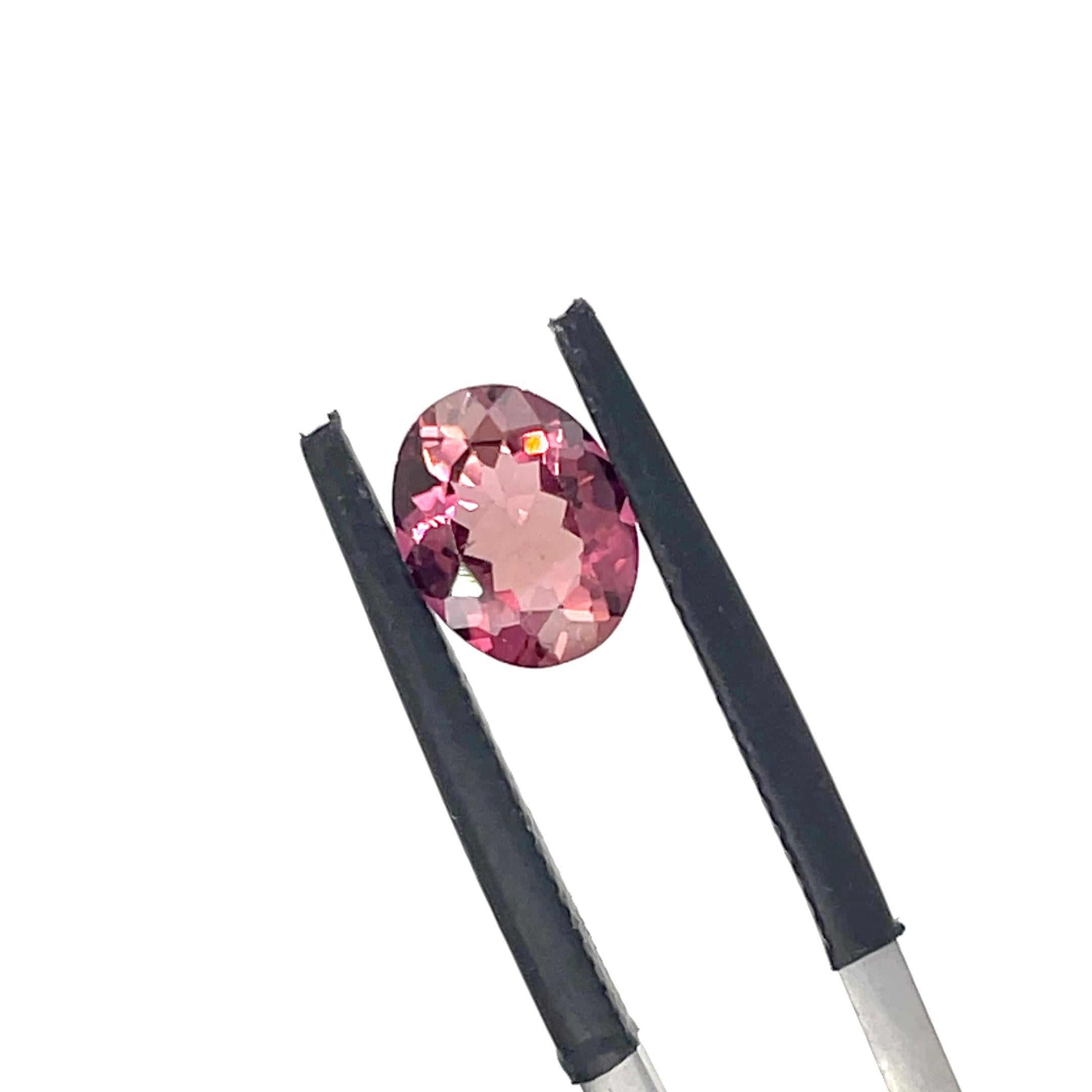 Tormaline ovali incastonate a 3 colori Cts 4,63 in vendita 4