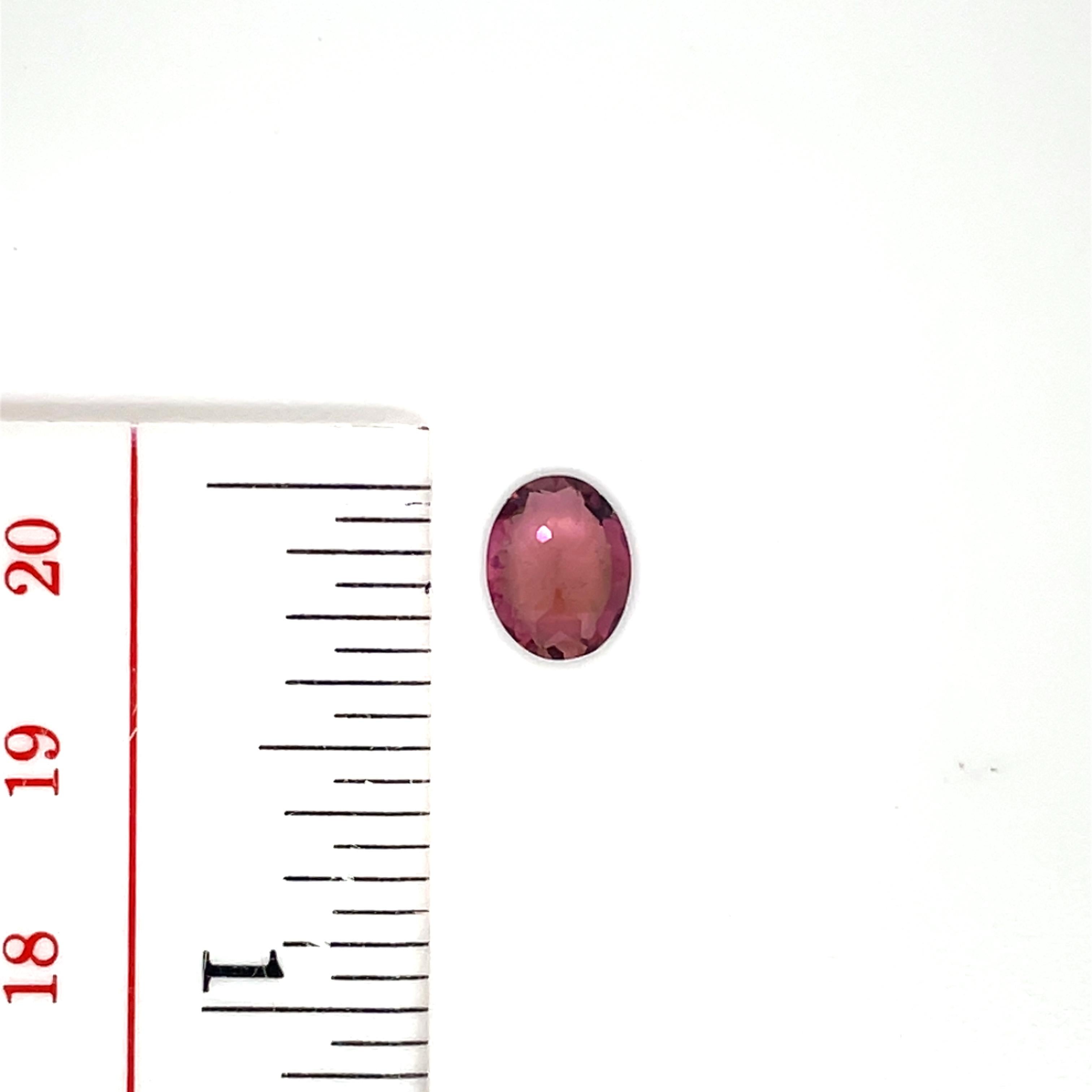 da uomo o donna Tormaline ovali incastonate a 3 colori Cts 4,63 in vendita