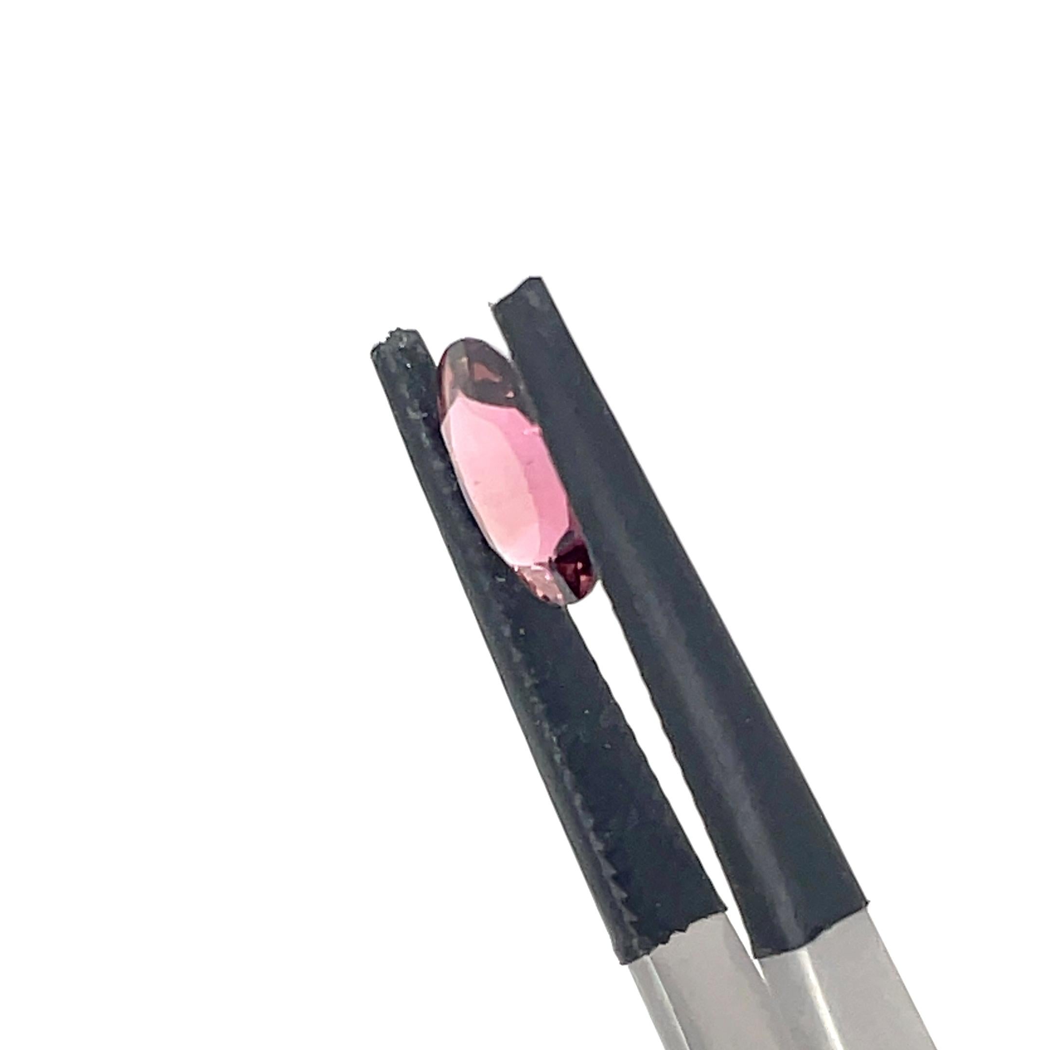 Tormaline ovali incastonate a 3 colori Cts 4,63 in vendita 3