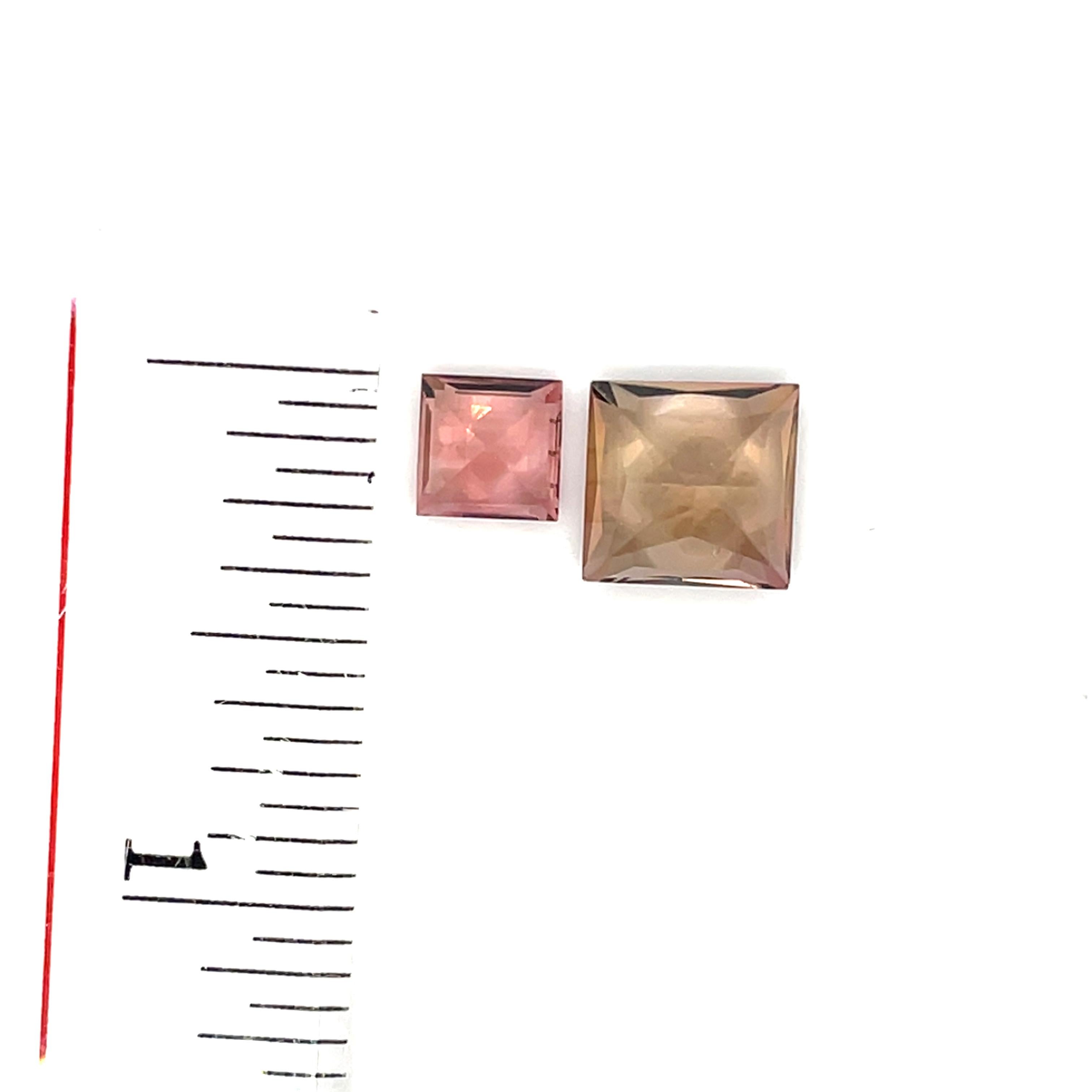 Pietre di tormalina di 3 colori Cts 8,92 In condizioni Nuovo in vendita a Hong Kong, HK