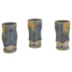 3 Contemporary Biomorphic Ceramic Vessels des Künstlers Shawn Spangler