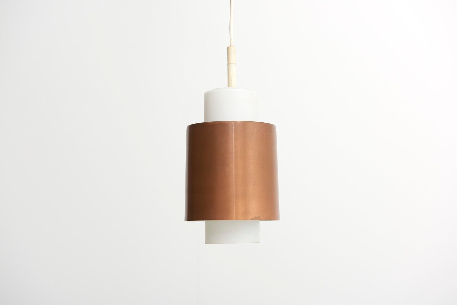 3 Copper Pendant Lamps, 1960s 1