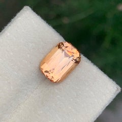3 Cts Imperial Step Cushion Cut Topaz from Katlang Pakistan for Jewellery 9 mm