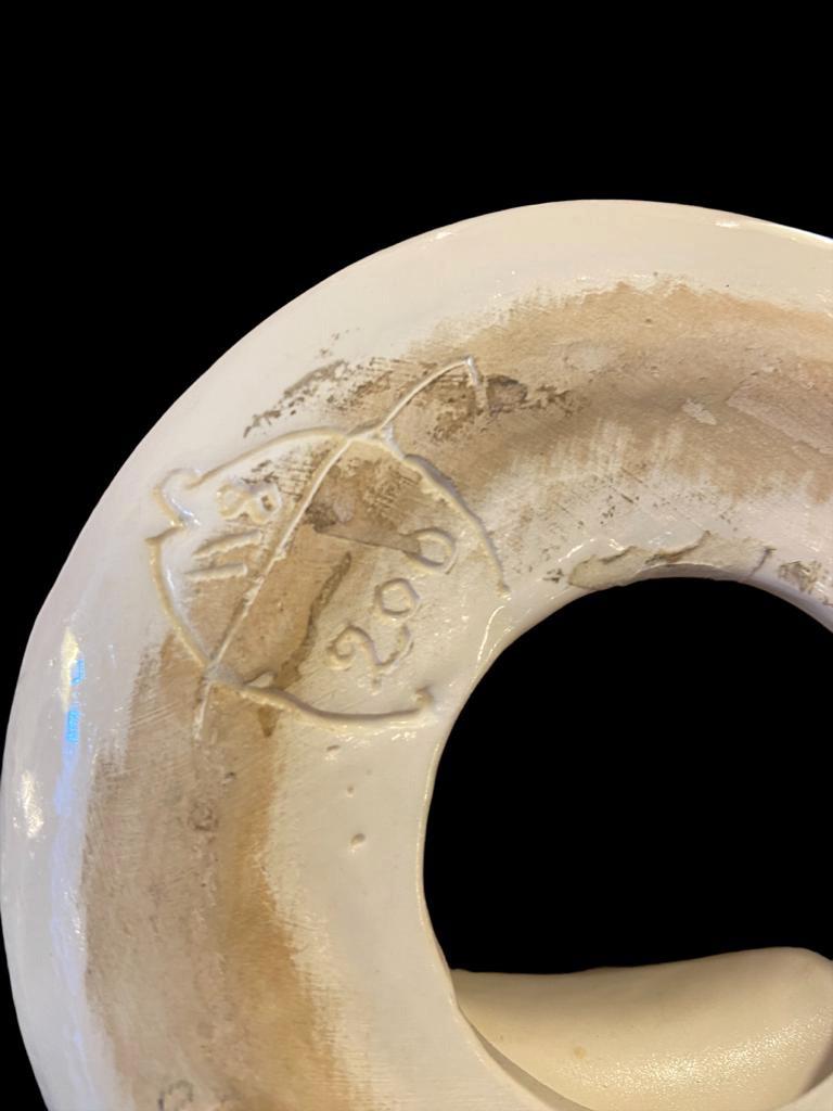 3 Cubist Art Deco Style Musicians Large Ceramic Sculptures For Sale at