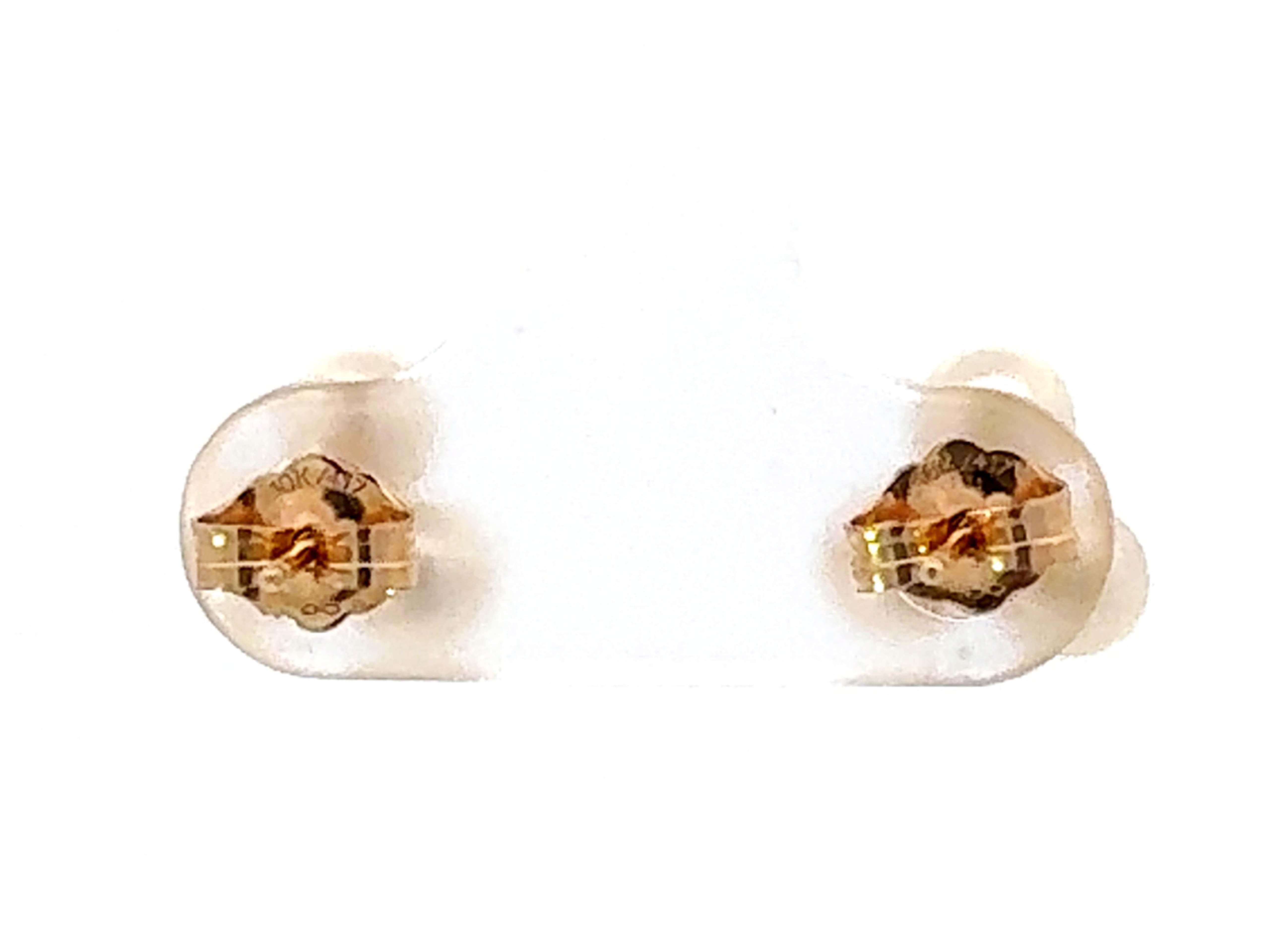 3 Pendientes de perlas cultivadas de oro amarillo de 10 quilates en venta 1