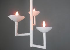 3 Cup Plaster Chandelier