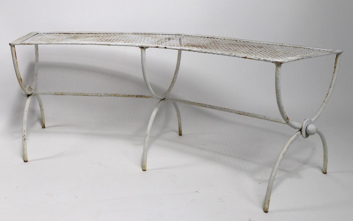 3 Curved Garden Benches by Salterini In Good Condition In New York, NY