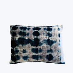 3 Cushions in Silver & Indigo