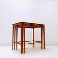 3 Danish Nesting Wooden Tables