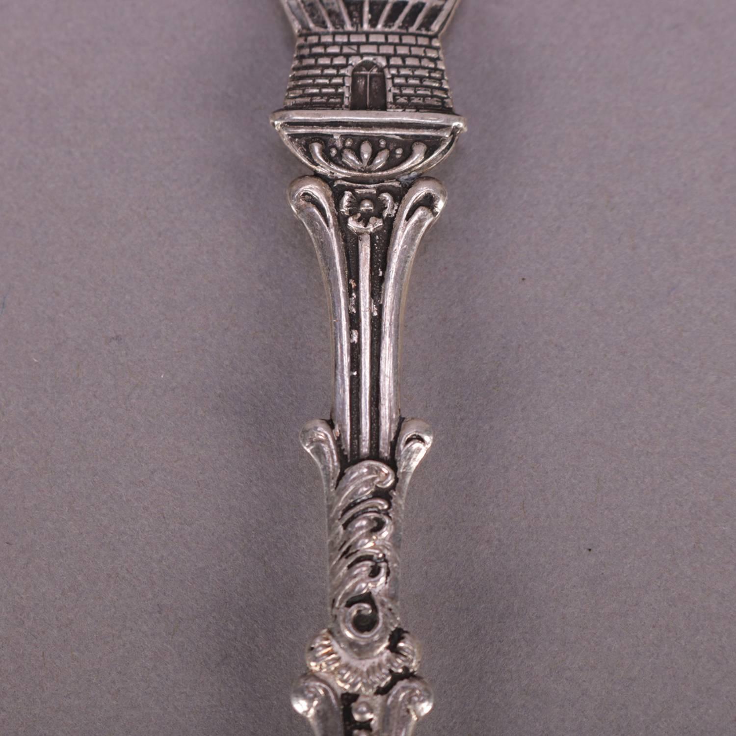 Three Danish Reticulated Repousse .800 Silver Serving Pieces, 19th Century 6