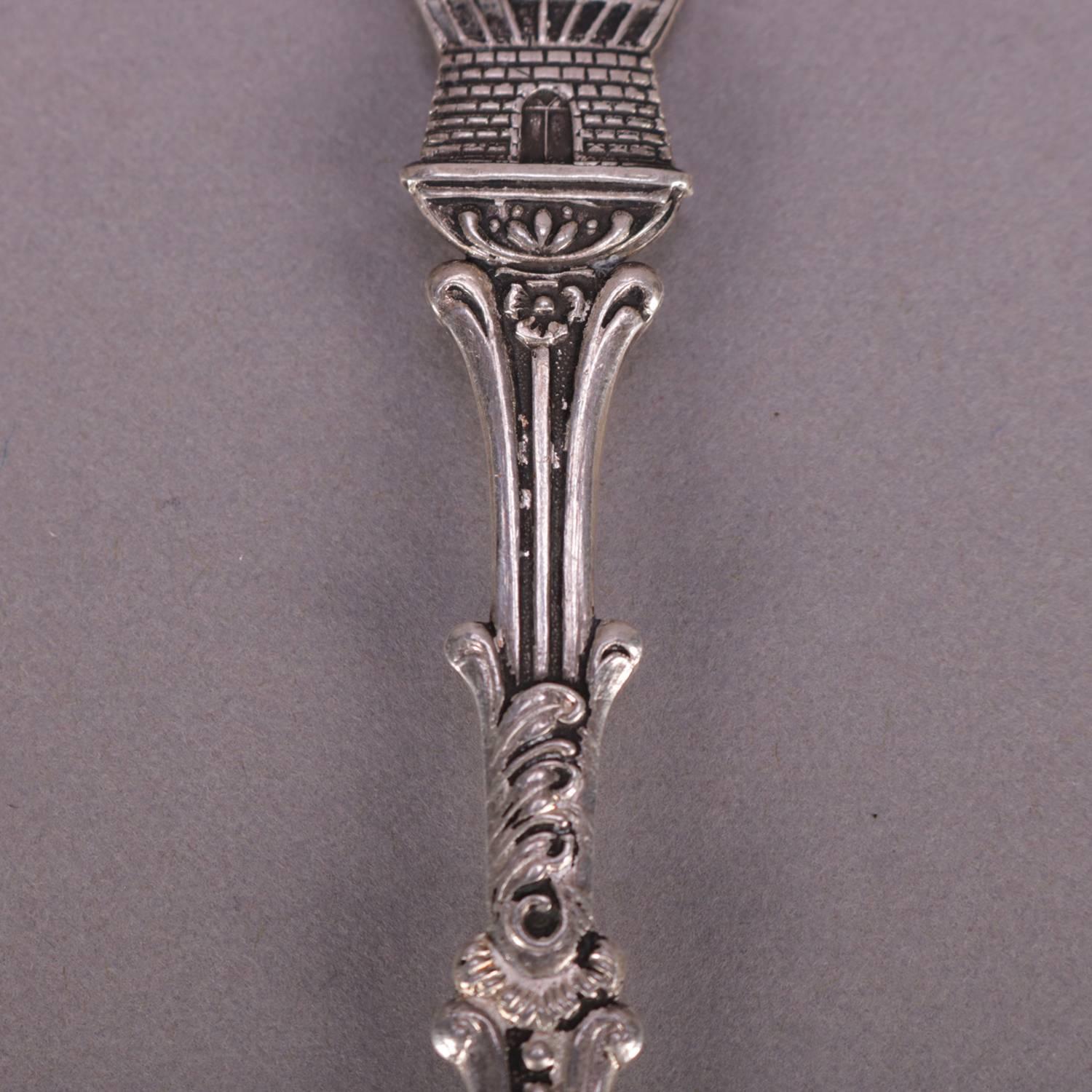 Three Danish Reticulated Repousse .800 Silver Serving Pieces, 19th Century 6