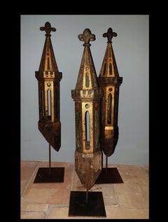 3 Decorative Architectural Church Tower Models