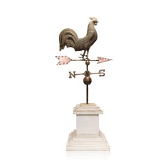 3 Dimensional Copper Rooster Weather Vane