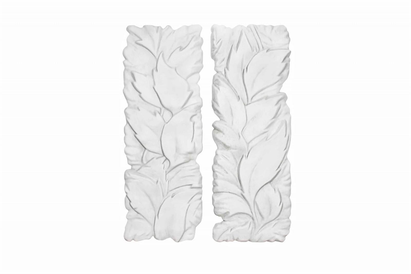 Mid-Century Modern Set of Wall Hanging Panels in Matte White Lacquer Indoor / Outdoor For Sale