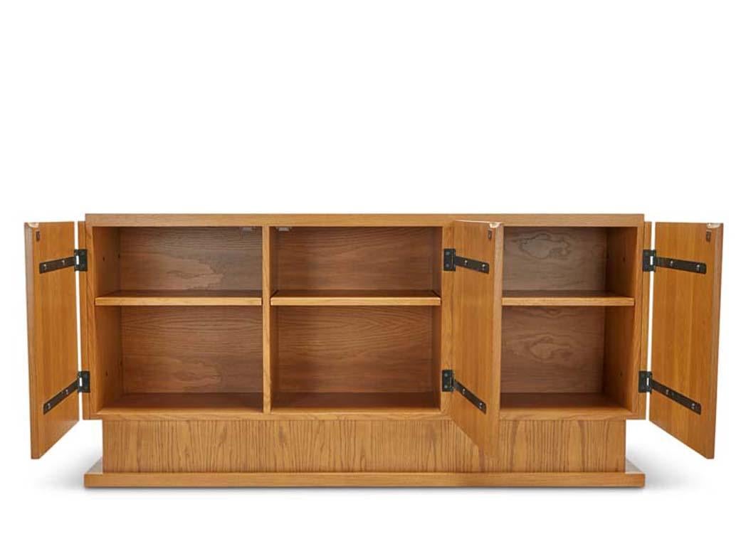 Mid-Century Modern 3-Door Ojai Cabinet by Lawson-Fenning For Sale