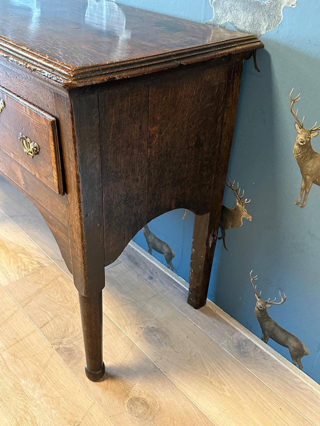3 Drawer English Oak Dresser Base Circa 1720, antique server, antique sideboard  For Sale 3