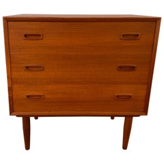 3 Drawer Teak Danish Dresser