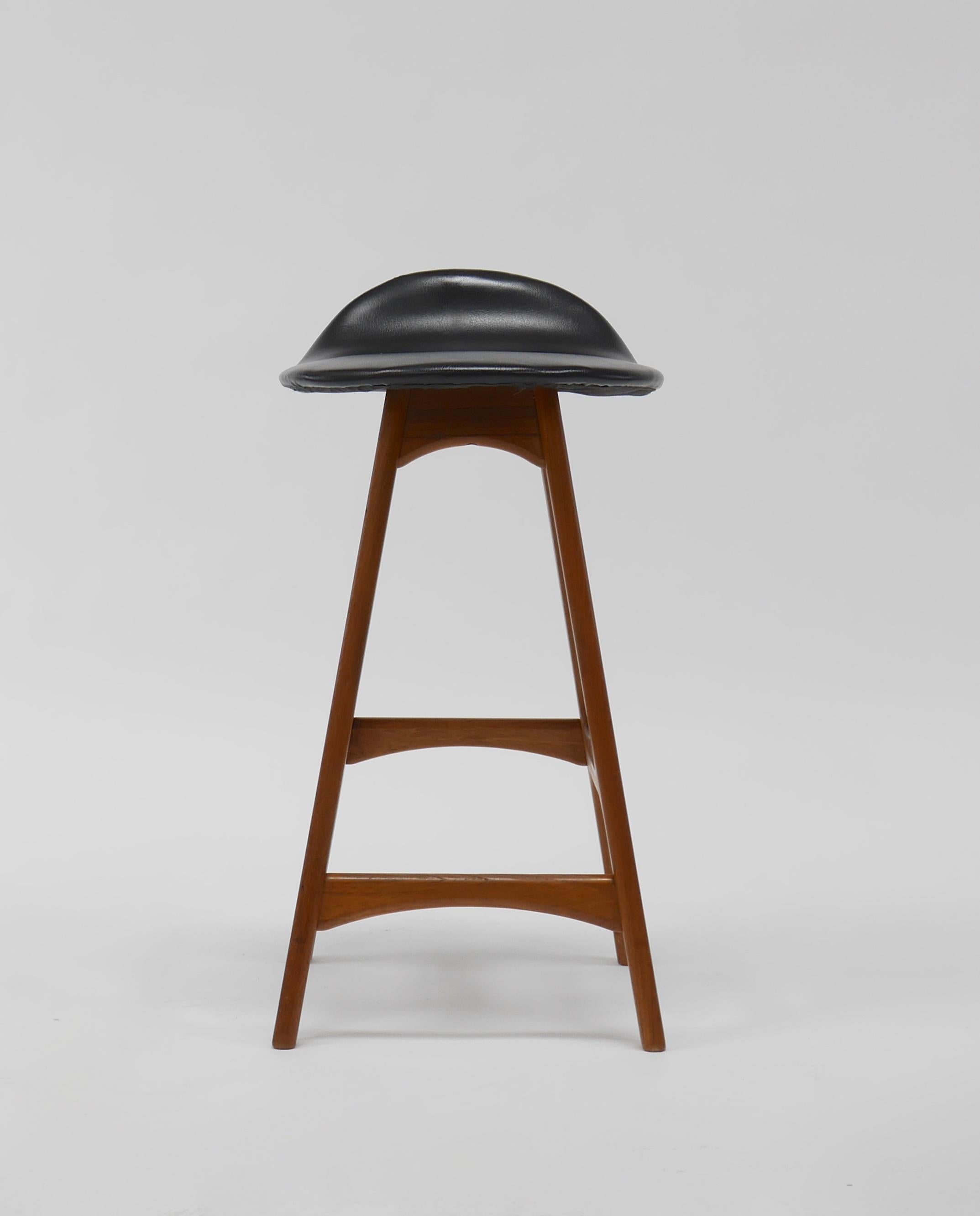 20th Century 3 Erik Buck Counter Height Stools For Sale