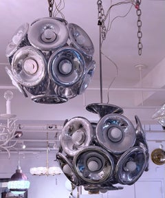 3 Esperia 1960 Sputnik Spandelion Italien Mid Century Chandelier